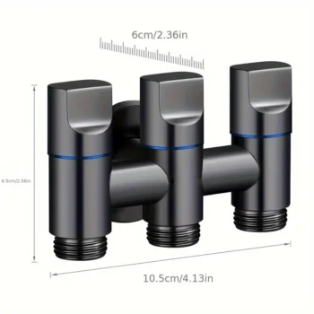 Stainless Steel 3-Way Angle Valve